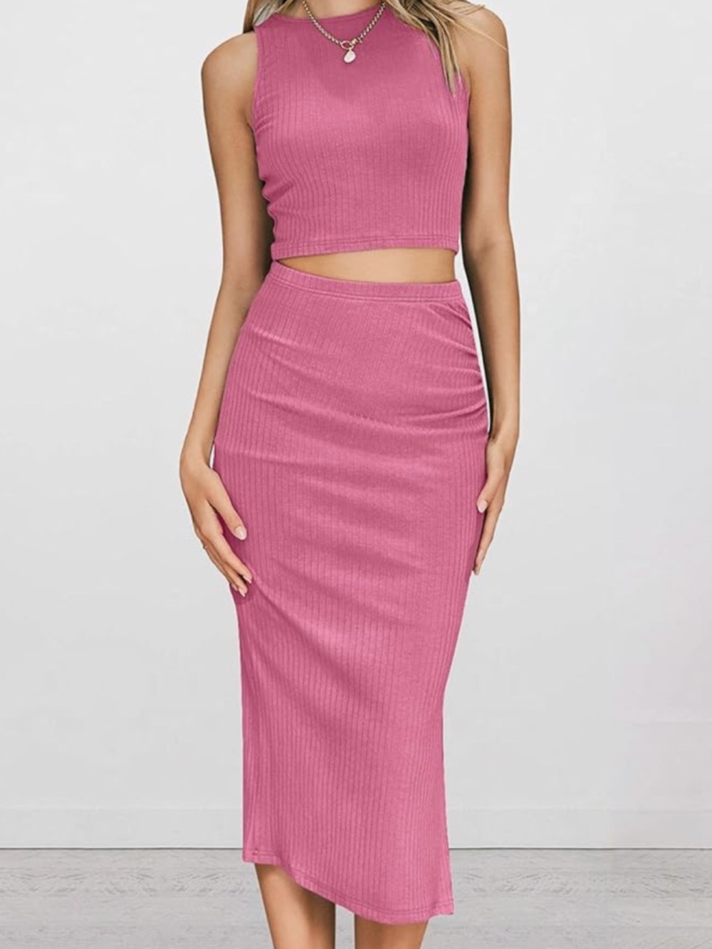 Ribbed Two Piece Set - Picture 2 of 6